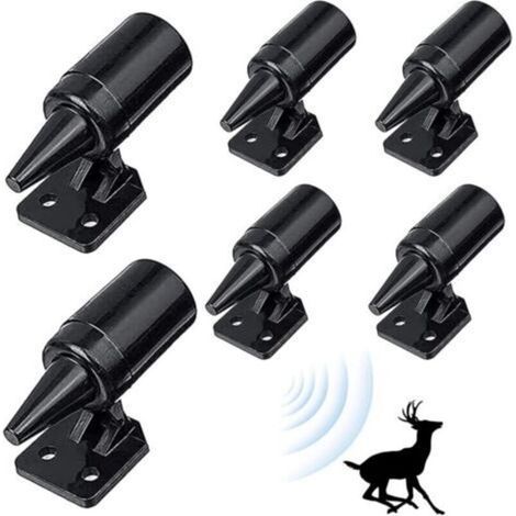 6 Pièce Aifflet de Cerf de Voiture, Dispositif d'avertissement de La Faune, Sifflets de Cerf Avertissement, Sifflet Ultrasons Ultra Son Anti-Gibier, Avertissement Ultrasonique de La Faune (1/5)