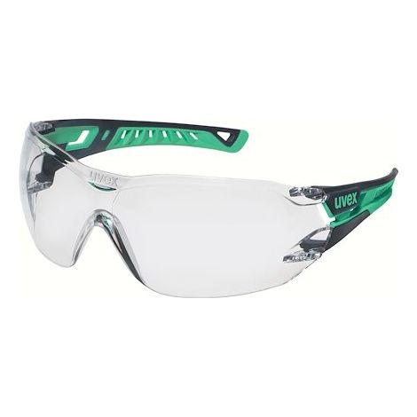 uvex pheos nxt 9128295 Lunettes de protection avec protection UV gris, vert EN 166:2001, EN 170:2002 (1/5)