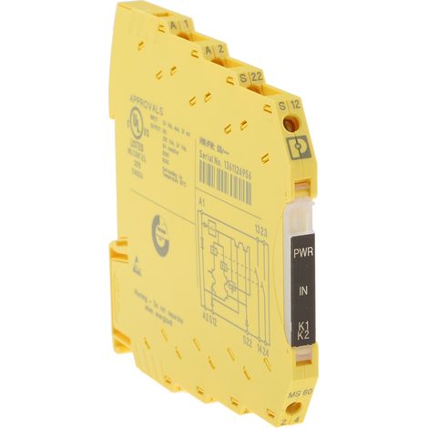 Relais de sécurité Phoenix Contact PSR-MS60-2NO-24DC-SC, 24V c.c., 2 canaux, 2 contacts de sécurité ( Prix pour 1 )