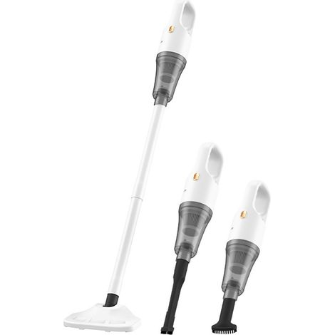 Aspirateur sans fil rechargeable balai et à main 3 en 1 nettoyeur de sol pour voiture, maison, poils d’animaux et tapis batterie 4000mAh (1/5)