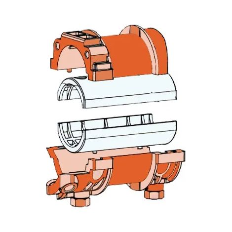 faac pièce détachée secteur de fermeture r180/280 63000615 (1/2)