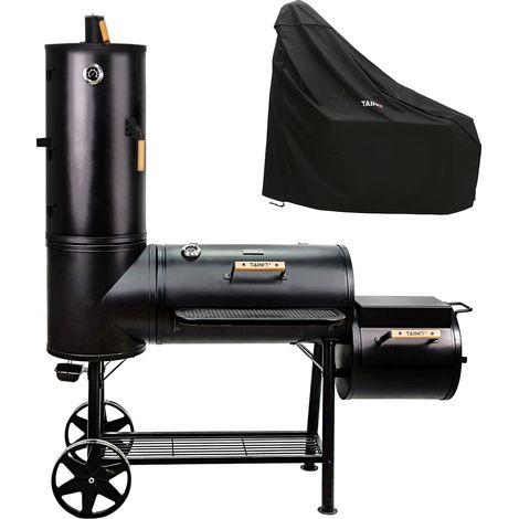 Taino – Fumoir professionnel 130kg – Épaisseur de paroi 3,5mm – Dimensions 188x175x65cm – Roulettes pour déplacement facile (1/5)