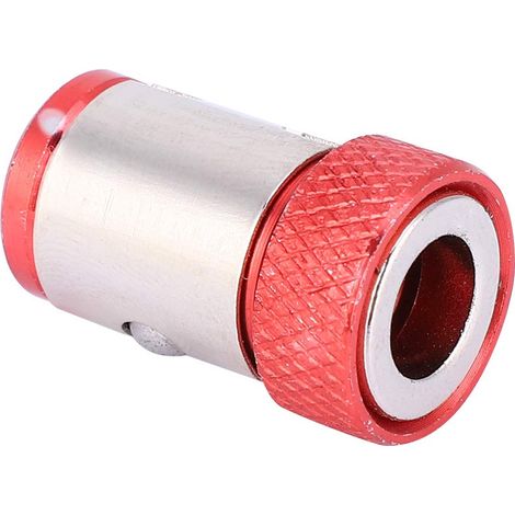 Set mit 5 rutschfesten Magnetringen – rot – 1/4″ – Schraubendreherzubehör