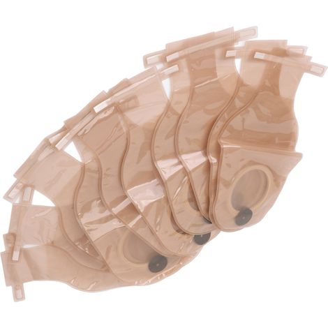 Pochette de Colostomie Drainable 10 Pièces, Anti-Fuite pour Iléostomie, Matériel Médical Adulte (1/5)