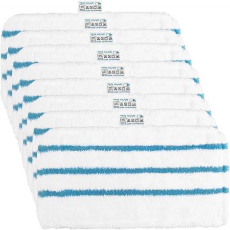 Lingettes Microfibres,Lot de 8 Lingettes pour Black et Decker Balais Vapeur Steam Mop pour Black Decker FSM1630 (1/4)