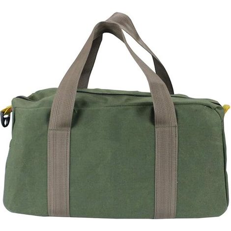 Sac à outils, sac à outils, sac à outils robuste, sac à outils à large ouverture, petit sac à outils multiples, sac à outils de plomberie (vert) 14" (1/5)
