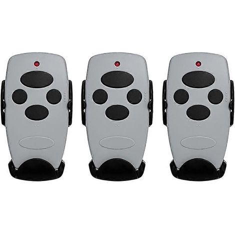 Lot de 3 télécommandes DOORHAN pour portail de garage 433 MHz, compatibles avec les émetteurs DOORHAN 2PRO et 4PRO. Porte-clés DOORHAN pour barrière. (1/5)