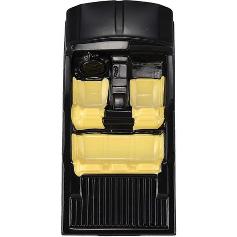 Garniture intérieure pour voitures télécommandées compatibles avec les carrosseries 1/10 SCX10 II 90046 90047 TRX4, noire. (1/5)