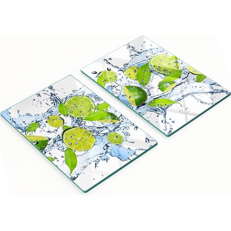 Taglieri da cucina decorativi in vetro per lime e acqua, 2x40x52 cm (1/5)