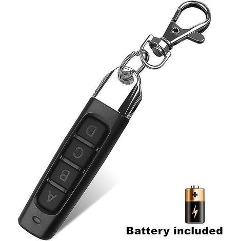 Télécommande universelle 4 voies 433 MHz, double bande, sans fil, clone, pour porte de garage électrique (1/5)