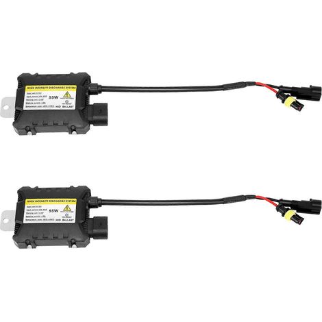 Ballast numérique 12 V pour ampoules bi-xénon HID 55 W (compatible H1, H3, H3C, H4-1, H4-2, H7, 9005) (1/5)
