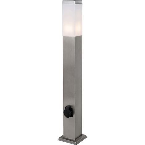 Outdoor Lamp Steel 80 cm with Socket IP44 - Malios