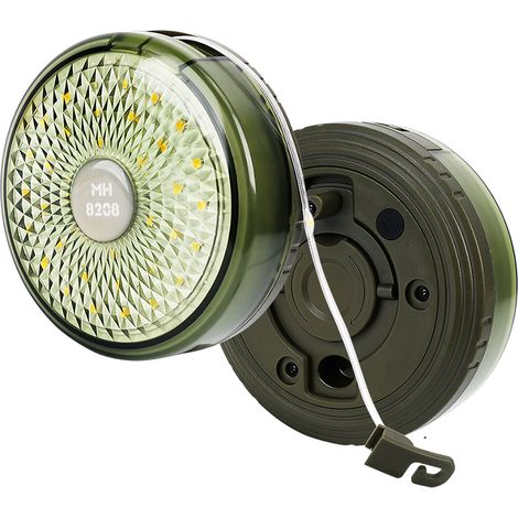Lampe LED Camping Rechargeable USB Ruban Lumineux 8m Ambiance Chaude et Colorée Batterie 1500mAh Compacte pour Tente Extérieur (1/5)