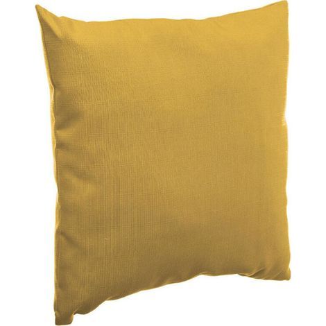 Coussin d'extérieur déhoussable - Jaune - 40 x 40 cm (1/4)