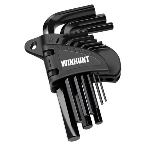 BUNTHAUS Clé à 6 pans Ensemble d'outils à clé Allen(Yao noir - longueur moyenne - caractères de riz) (1/5)