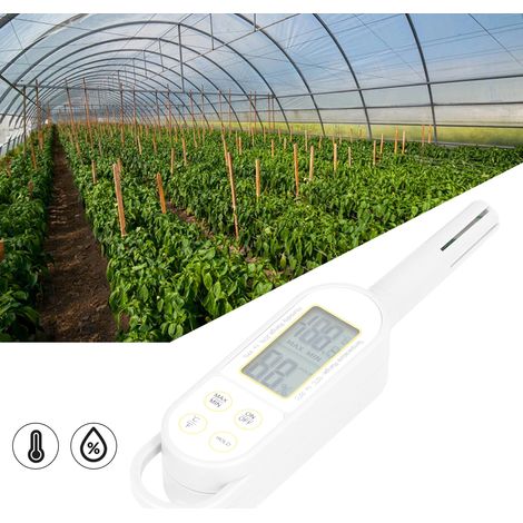 OW-HY8 Tragbares Innenthermometer und Hygrometer für die Gewächshaus-Aquakultur - Digitales Thermometer und Hygrometer (1/5)