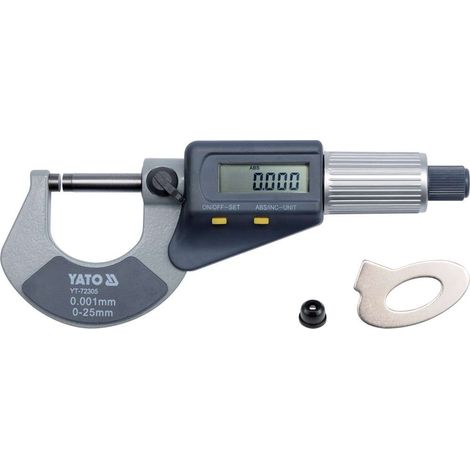 Mikrometer 0-25 mm mit Digitalanzeige - YT-72305 (1/5)