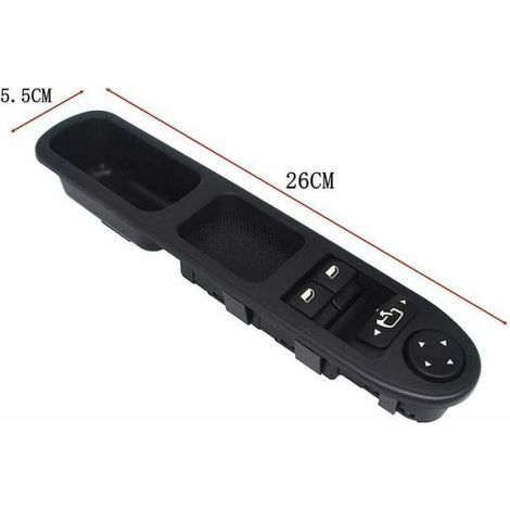 Interrupteur Lève-Vitre Électrique - ABS - Pour Peugeot 307 CC SW XR XS 2000–2005 - 1 Pièce (1/5)