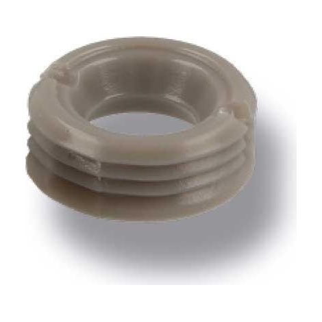 casquillo hembra. policarbonato. gris. ajuste a presión diva. para muebles de tapicería. diámetro 12mm - siso