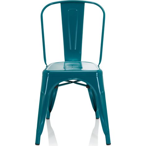 [GEBRAUCHT] B-Ware Hjh Office Stuhl Sitzgelegenheit Vantaggio Comfort Metallic Petrol Stapelbar8