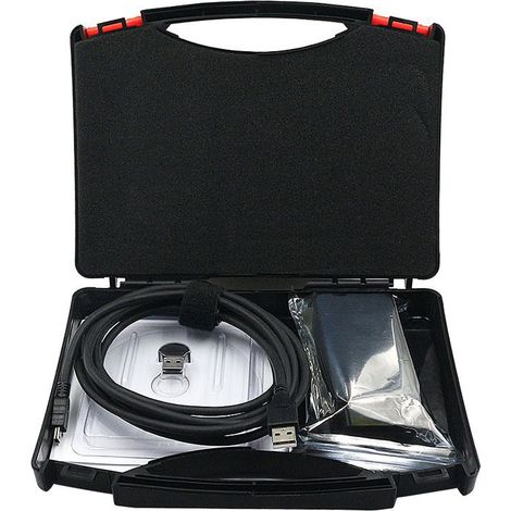 Interface Diagnostic VAS5054A AMB2300 Bluetooth OBD2, Version Parfaite, Logiciel ODIS 5.26/6.2/7.2 Codage en Ligne, Adapté VW Audi Groupe VAG, Tension 12V