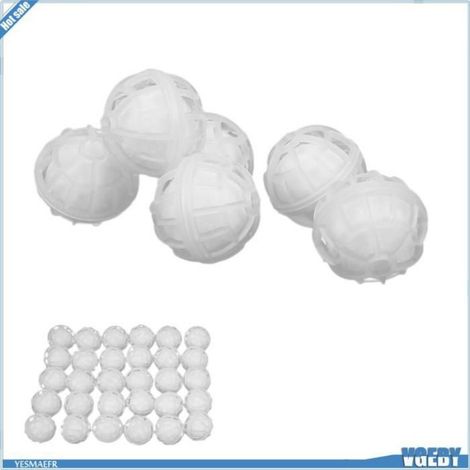 Ashata Boule filtrante à Filtre à Boule d'eau Douce, Fibre de Polyester PVC, Média de Filtration de animalerie aquarium (1/5)