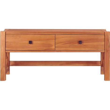 Maison Exclusive - TV-Schrank 100x40x45 cm Teakholz (1/5)