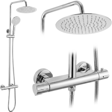 Juego De Ducha Rea Lungo + Thermostat Chrome (1/5)
