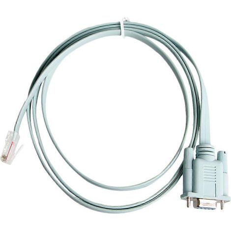 1,5 m USB-Konsolenkabel RJ45 Cat5 Ethernet auf RS232 DB9 COM-Anschluss seriell (weiblich)
