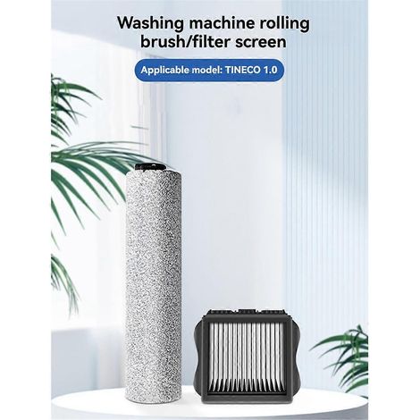 Brosse, rouleau et filtre de rechange pour aspirateur eau et poussière sans fil