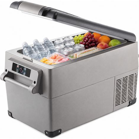 Glacière électrique voiture 35L double zone – compresseur -20°C à 20°C, 12/24V & 110–240V, camping et voyage (1/5)