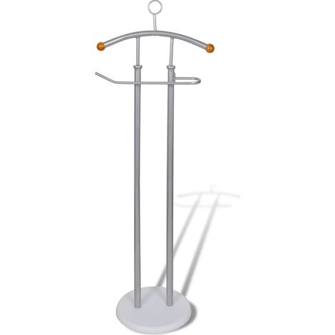 Valet Stand Coat Shirt Organizer Metal Frame vidaXL