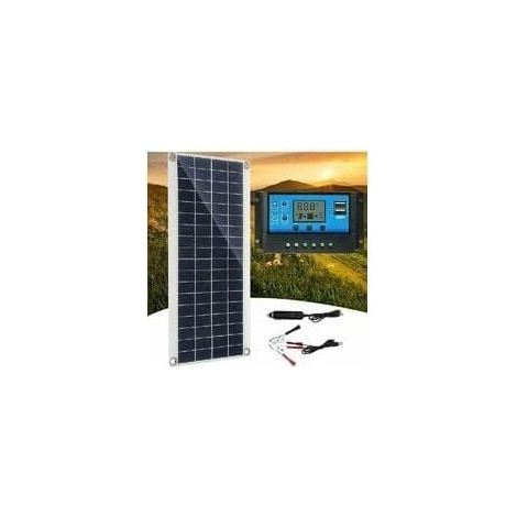 Panel solar 300 W, 12 V, carga solar 60 A, ideal para autocaravanas, yates, actividades al aire libre e iluminación de jardines. (1/5)