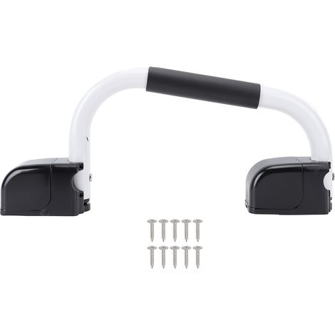Ortviai Barre d'assistance pliable pour porte d'entrée de camping-car – Aluminium anodisé, poignée EVA souple – DX0591 (1/5)