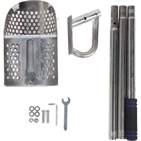 Muestreador de suelo con pedal, mango en T, sonda de acero inoxidable, kit de análisis de suelo para jardín, césped y granja. (1/5)