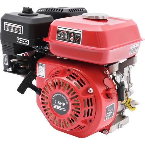 Moteur 4 temps, puissance de 4000W, système de refroidissement intégré, Rouge (1/2)