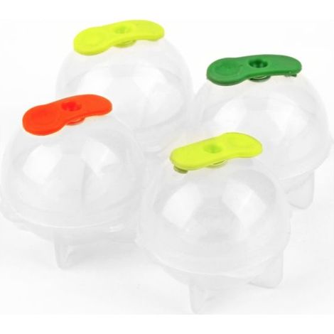Lot de 4 boules/sphères de glace, glaçons transparents - Online Store (1/2)