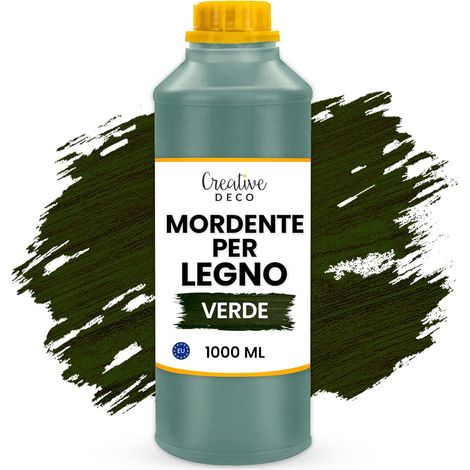 Mordente e Protezione per Legno ad Asciugatura Rapida Verde 1L