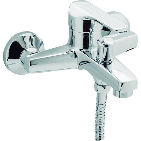 Grifo baño monomando GENEBRE K8 cromado con kit (1/2)
