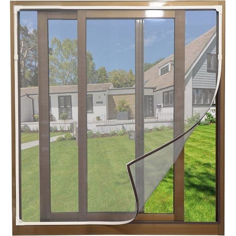 Zanzariera magnetica regolabile per finestre – Facile da installare, robusta e durevole, max. 100 x 125 cm (1/5)