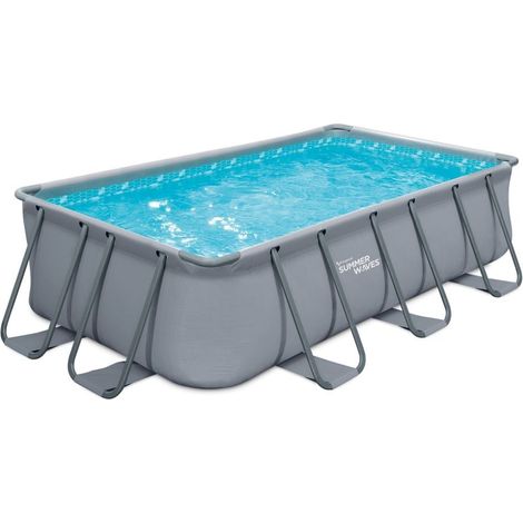 Summer Waves Pool Elite Frame Rectangular 4 m x 2 m x 1 m Pool (1/3)