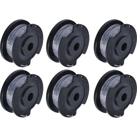 6 pièces F016800569 Bobine et fil Strimmer compatibles avec le remplacement Bos-ch EasyGrassCut