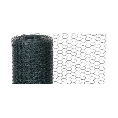 Geflecht GARDEN HEX PVC 1000/16/0,9 mm, grün, RAL 6005, sechseckig, Zucht, Packung 25 m