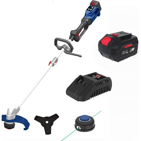 Güde 18V Akku-Freischneider / Rasentrimmer FS 18-0 mit Akku 6.0 Ah / Ladegerät (1/4)