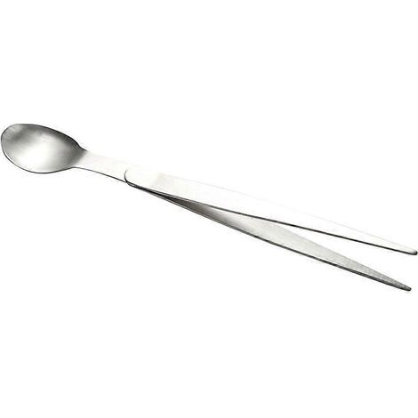 Mini-Probierlöffel aus Edelstahl mit integrierten Essstäbchen, ideal für Hotels, Haushalte, Küchen und Restaurants (20,5 cm) – 17,5 x 2 (1/4)