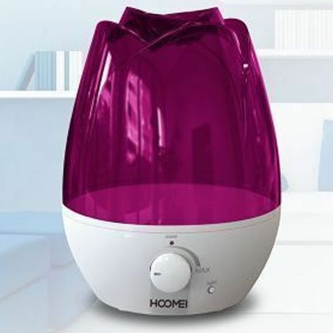 Trade Shop - LUFTBEFEUCHTER 4 LT 25 WATT AROMATHERAPIE MIT 7 VERSCHIEDENEN LED-FARBEN HM-2240 - (1/2)
