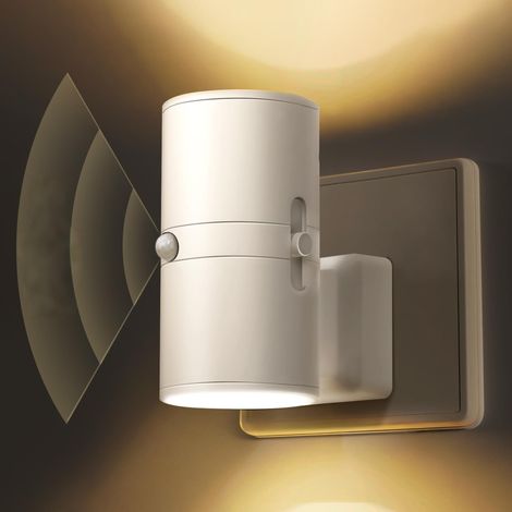 LED Plug-in Motion Sensor Night Light,0-100LM,3000K Soft White,1pc (1/5)