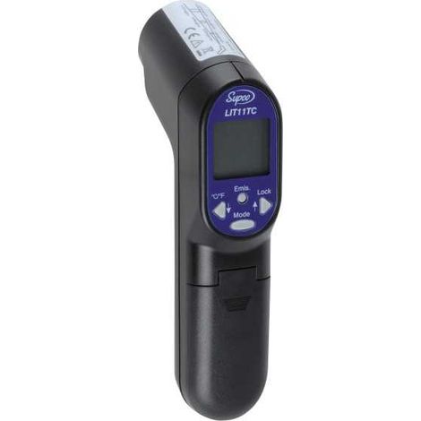 Thermomètre infrarouge avec sonde LIT11TC et thermocouple type K (1/2)