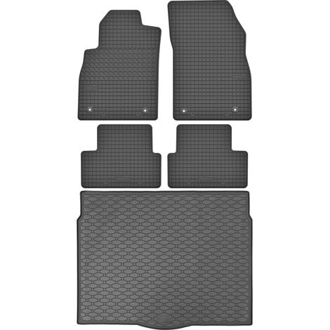 Juego de alfombrillas de goma para coche y maletero para Opel Astra IV J Hatchback (2010-2016).