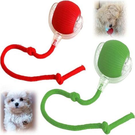 Balle Intelligente 360° Automatique pour Animaux - Jouet Interactif de Roulement pour Chats et Chiens (1/4)